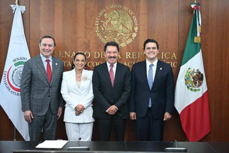 Congreso de Tamaulipas y Senado fortalecen colaboración institucional. Foto Especial