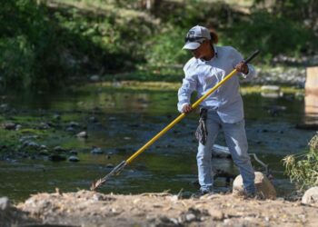 Conmemoran el Día Mundial del Agua en el río San Marcos