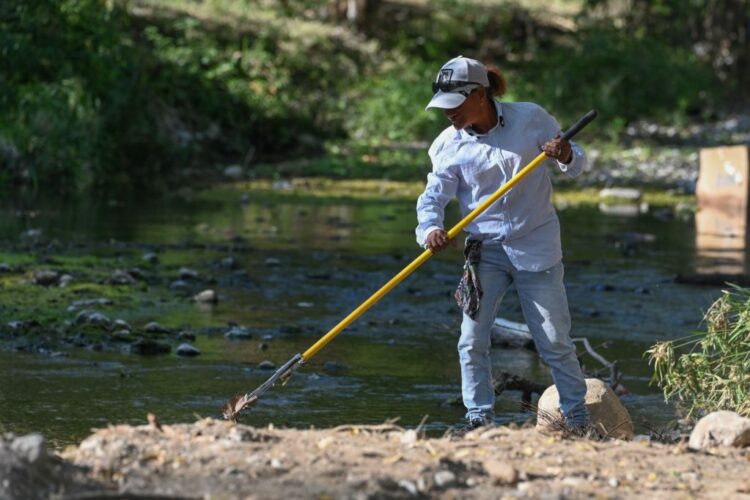 Conmemoran el Día Mundial del Agua en el río San Marcos