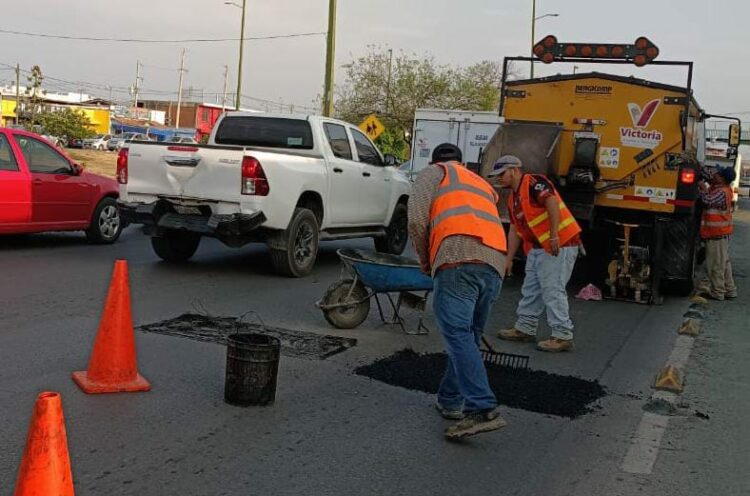 Lleva Municipio programa de bacheo a toda la ciudad