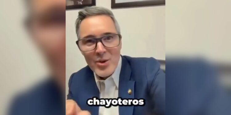 Regañan a JR, senador tamaulipeco. Foto tomada de video