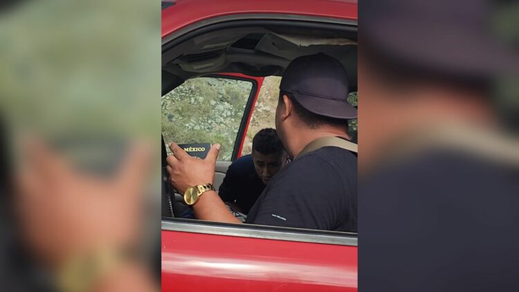 Asalto captado en video fue en Nuevo León, aclara Gobierno de Tamaulipas. Foto tomada de video