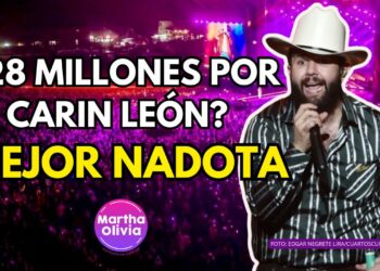 Festival por la Paz con Carin León costó 28 millones, muy por encima del promedio cultural