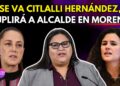 Citlalli Hernández renuncia a la Secretaría de las Mujeres para irse a Morena, ¿suplirá a Alcalde?