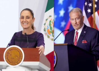 "Eso es lo que estamos haciendo", Sheinbaum responde a declaraciones de embajador de EE.UU. Foto de web
