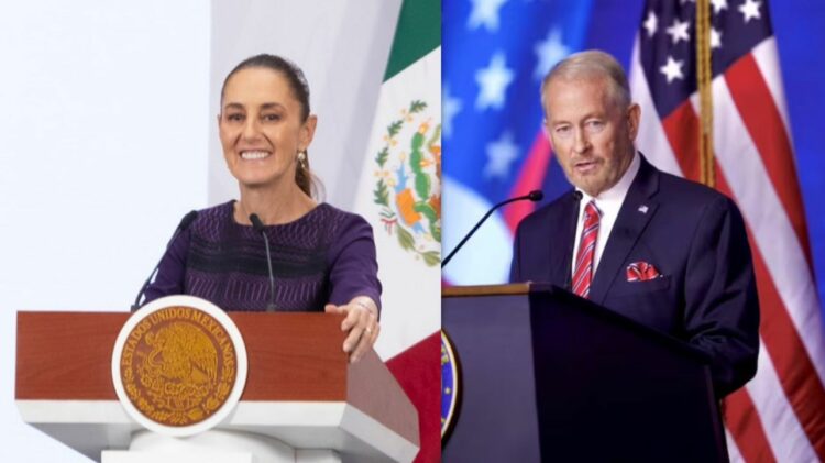 "Eso es lo que estamos haciendo", Sheinbaum responde a declaraciones de embajador de EE.UU. Foto de web